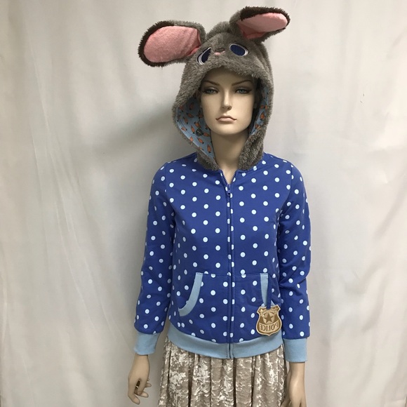 Disney Other - Disney Zootopia Judy Hopps bunny hoodie jacket